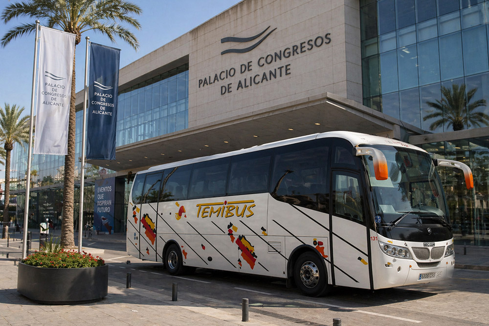 Servicio de transporte para congresos